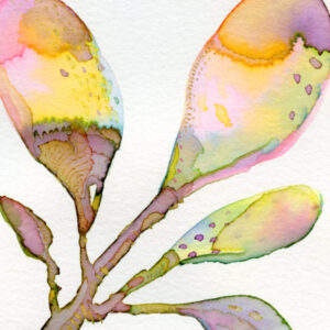 Abstract Magnolias 1. Art print detail by shop.tanyakucey.com